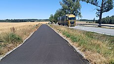 Cyklostezka ze �dírce nad Doubravou do Údav u� je prakticky hotová, zbývají...
