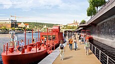 Inspira�ní návrh �e�il úpravy náb�e�í Edvarda Bene�e v prostoru od Ob�anské...