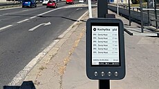Nové digitální zastávky V Hole�ovi�kách. Byly instalovány v souvislosti se...