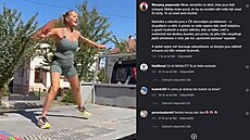 Hanka Kynychová zve�ejnila video ze cvi�ení a nesta�ila se divit n�kterým...