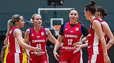 �eské basketbalistky se radují.