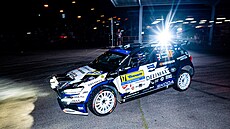 Adam B�ezík na trati zlínské Barum Czech Rally.