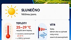 Rekordní vedra a sucha mají podle meteorolog� vyst�ídat ochlazení a de�t� 