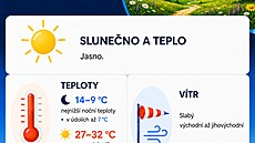 Rekordní vedra a sucha mají podle meteorolog� vyst�ídat ochlazení a de�t� 