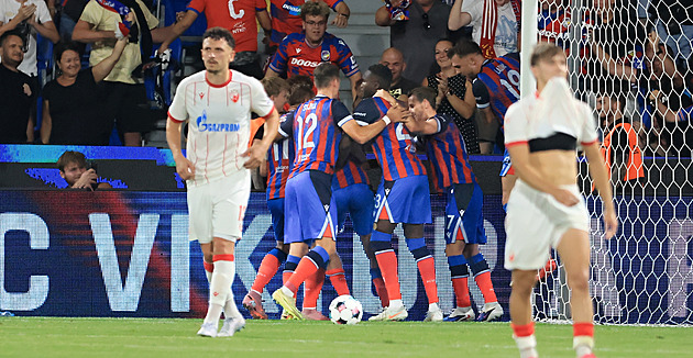 Plzeň - CZ Bělehrad 5:1 po prodl., senzační obrat. Oslabené hosty dorazil Krčík