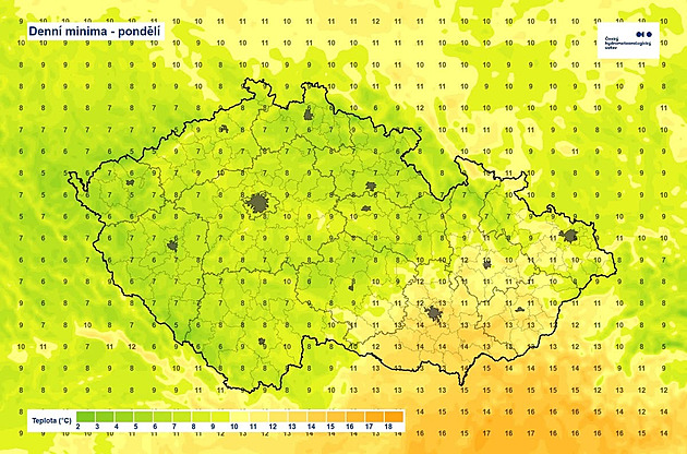 Do Česka vstupuje náhle podzim. Ranní teploty prudce klesnou