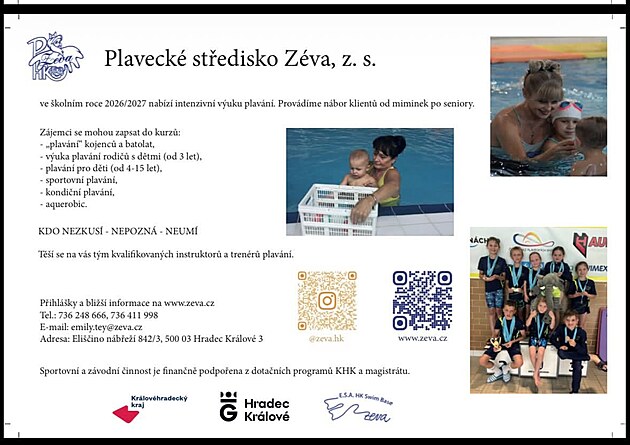 Plavání může zachránit život