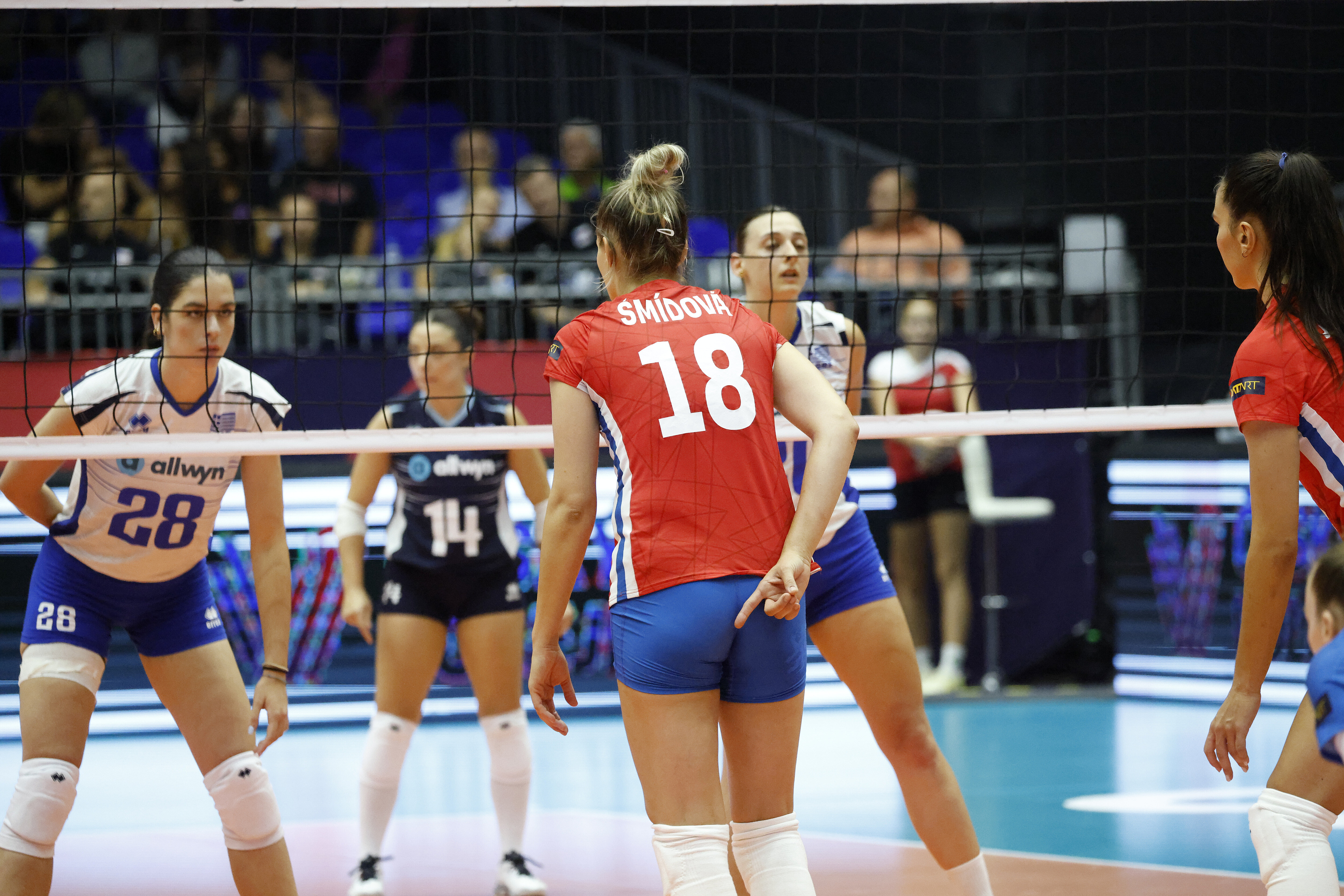 Czech volleyball players face a major challenge against Serbia at the European Championship