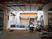 Rekonstrukce Smíchovského nádra�í v Praze (snímek z 24. srpna 2026)