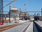 Rekonstrukce Smíchovského nádra�í v Praze (snímek z 24. srpna 2026)