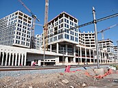 Rekonstrukce Smíchovského nádra�í v Praze (snímek z 24. srpna 2026)