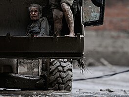 Následky ni�ivé povodn� v Nepálu (27. srpna 2026)