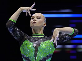 Angelina Melnikovová na mistrovství Evropy v Záh�ebu.