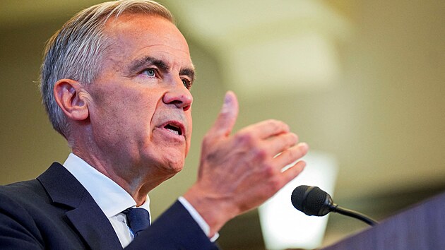 Kanadsk� premi�r Mark Carney oznamuje, �e pozastavil obchodn� jedn�n� se Spojen�mi st�ty (22. srpna 2026)