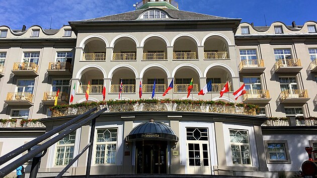 Sanatorium Priessnitz je dnes nejvýznamn�j�í stavbou a jakýmsi logem Lázní...