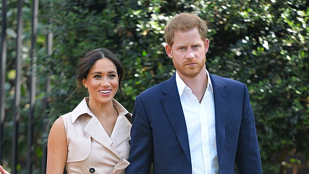 V�vodkyn� Meghan a princ Harry (Johannesburg, 2. ��jna 2019)