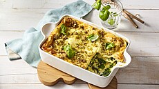 �penátové lasagne s hrá�kem