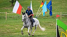 Momentka z lo�ského 27. ro�níku Mezinárodního setkání jízdních policií v...
