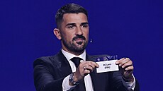 David Villa p�i losu Ligy mistr�.