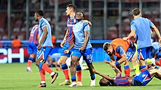 Plze�tí hrá�i slaví postup p�es Crvenou zvezdu B�lehrad do Evropské ligy.