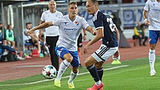 Ostravský zálo�ník Michal Kohút (vlevo) a Anton Ekeroth z Olomouce