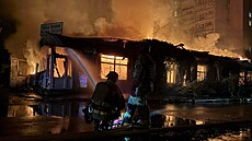 Ruský útok balistickými st�elami na Kyjev a okolí a jeho následky (20. srpna...