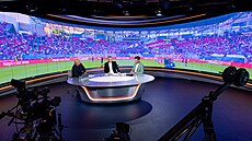 Dominantou nového studia Oneplay Sport ve STAGES HOTEL Prague je panoramatická...
