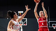 �eská basketbalistka Gabriela And�lová zakon�uje na turecký ko�.