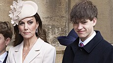Princezna z Walesu Kate a hrab� z Wessexu James ve Windsoru (5. dubna 2026)