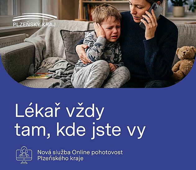 Online pohotovost Plzeňského kraje zdarma pomůže s nevolností, alergií