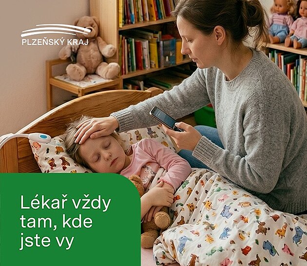 Online pohotovost Plzeňského kraje zdarma pomůže s nevolností, alergií