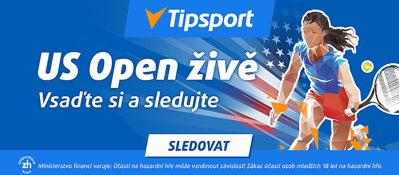 Tenisov� US Open 2026 �iv� u Tipsportu