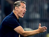 Spar�anský trenér Brian Priske b�hem derby proti Slavii
