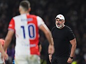 Slávistický trenér Jind�ich Trpi�ovský b�hem derby proti Spart�