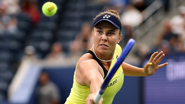 Linda Noskov� v prvn�m kole US Open