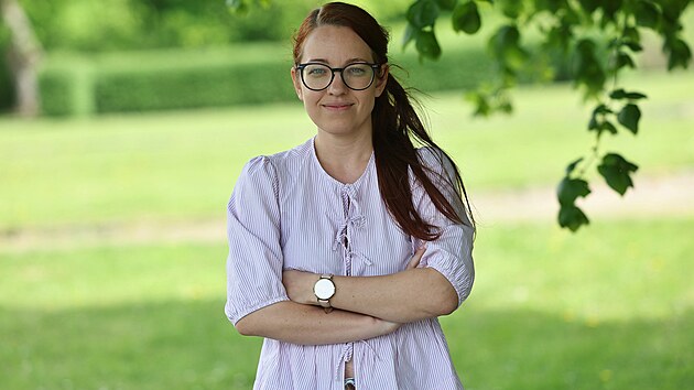 Histori�ka Sabina M�chov� z Muzea Novoji��nska. (31. srpna 2026)