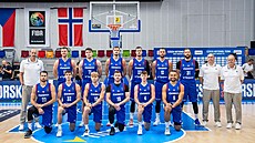 �e�tí basketbalisté p�ed zápasem s Norskem v p�edkvalifikaci o EuroBasket 2029....