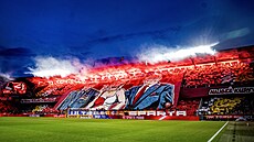 Choreo spar�amských fanou�k� namí�ené proti bezpe�nostnímu poradci klubu Ji�ímu...