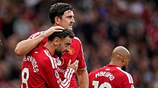 Kapitán Manchesteru United Bruno Fernandes za�ídil hattrickem výhru nad...