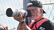 Závody mistrovství Evropy taha�� a Evropské série NASCAR na okruhu v Most� si...