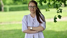 Histori�ka Sabina Máchová z Muzea Novoji�ínska. (31. srpna 2026)