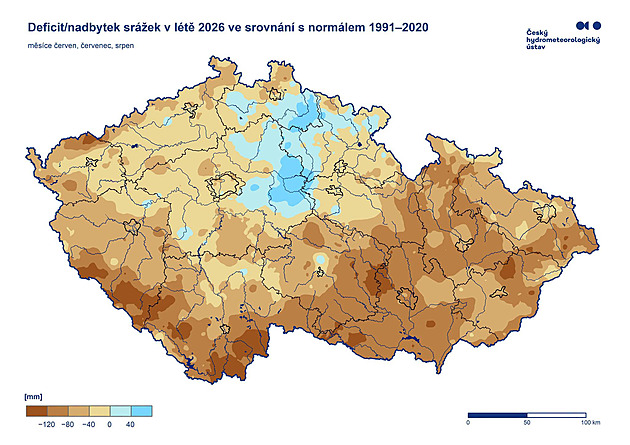 Letošní léto bylo 11. nejsušší od roku 1961. Meteorologové řekli, kde pršelo nejméně
