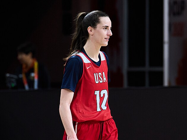 Caitlin Clarkov� na tr�ninku v Berl�n�.