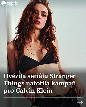 Here�ka Sadie Sink ztv�rnila hlavn� roli v nov� podzimn� kampani zna�ky Calvin Klein. ??

Sn�mky nafotil fotograf Aidan Zamiri a cel� kolekce se...