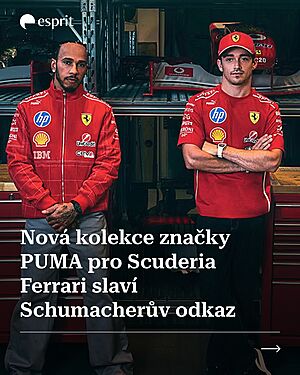 Zna�ka PUMA se u p��le�itosti 30. v�ro�� p��chodu Michaela Schumachera do st�je Scuderia Ferrari znovu spojila s t�mem Formule 1 a vytvo�ila novou...