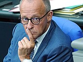 N�mecký kanclé� Friedrich Merz b�hem debaty o rozpo�tu ve Spolkovém sn�mu (9....