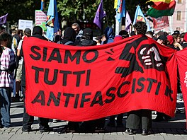 V Magdeburku se shromá�dili demonstranti protestující proti stran� Alternativa...