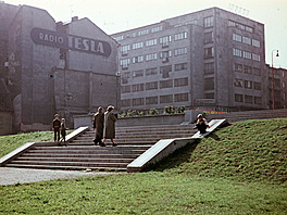 Praha, rok 1956. Park Lannova