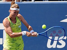 Marie Bouzková ve t�etím kole US Open