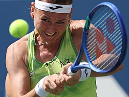 Marie Bouzková ve t�etím kole US Open